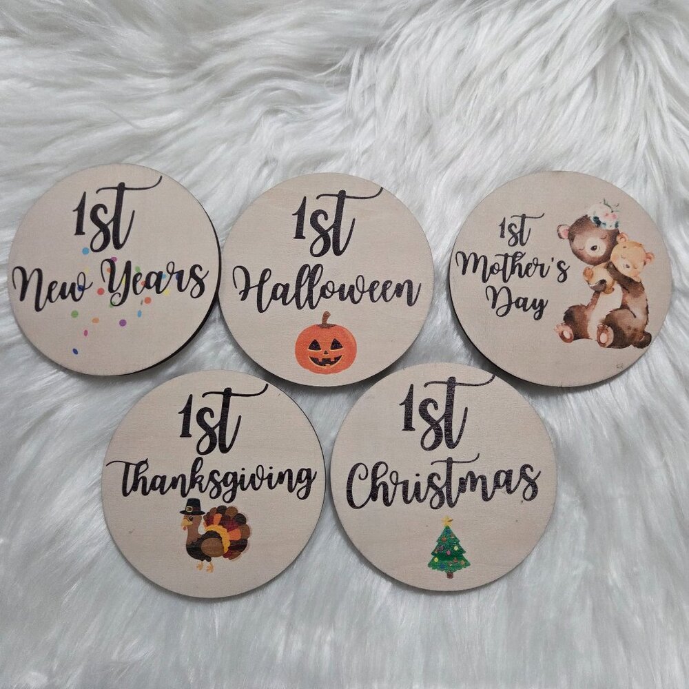 Baby Milestone Photo Prop Circles